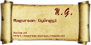Magurean Gyöngyi névjegykártya